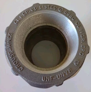 Crouse-Hinds 3" UNF-UNY8 EXPLOSIONSGESCHÜTZTER UNION, 698G, NEU, KOSTENLOSER VERSAND - Bild 1 von 6
