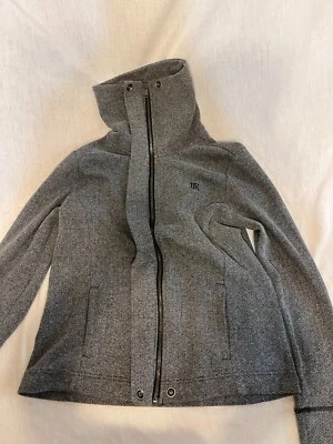 Banana Republic Cremallera Completa Cuello Tortuga Chaqueta Manga Larga Mujer Talla M Gris Foto 1 de 4