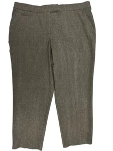 Investments Woman 20WS Pants Brown Tweed 5th Ave Fit Straight Leg Secret Support - Picture 1 of 7