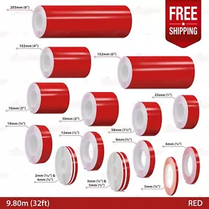 RED Roll PIN STRIPE Car PinStriping Trim Line TAPE Decal Adhesive Vinyl Sticker - Bild 1 von 27