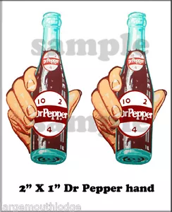 2" DR PFEFFERFLASCHE AUFKLEBER KOKS KAUGUMMI NUSS MASCHINE - Bild 1 von 1