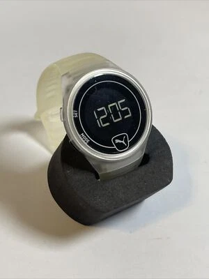 PUMA  Faster Unisex LCD Clear Polyurethane Watch P5028 NEW Energizer battery wow - Image 1 of 4