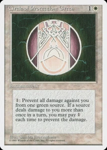 4 Circle of Protection: Green 4x x4 - LP - 4th Edition - SPARROW MAGIC - mtg - Bild 1 von 1