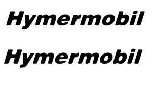 Hymermobil Wohnmobil Camper 2x Aufkleber Wohnwagen Caravan Karavan sticker - Bild 1 von 2