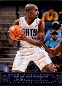 2013-14 Panini Charlotte Charlotte Bobcats Basketball Card #117 Gerald Henderson