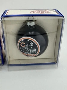 De colección Chicago Bears Adorno de Vidrio Equipo NFL Fútbol Decoraciones de Navidad Bombilla - Imagen 1 de 5