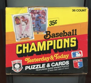 1984 DONRUSS BASEBALL CHAMPIONS UNOPENED WAX BOX (36 SEALED PACKS), A - Picture 1 of 3