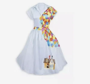 Disney The Dress Shop UP Pixar House Carl Russell Mujer’s 3X Globos Azules RARO - Imagen 1 de 15