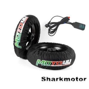 Digital Tire Warmer Tyre Warmer Motorcycle Set 110/140 Front and Rear Race - Picture 1 of 6