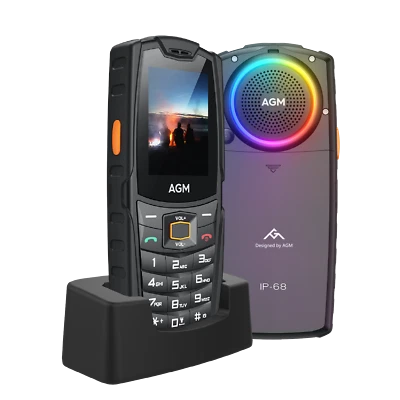 AGM M6 Téléphone robuste débloqué IP68 4G LTE Clavier 109db Haut-parleur 2500mAh - Photo 1/4