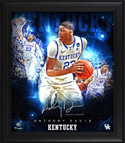 Anthony Davis Kentucky Wildcats Frmd 15x17 Stars of the Game Collage - Facsimile Cover