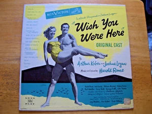 WISH YOU WERE HERE ~ ORIGINAL CAST ~ 1952 MONO LP ~ RECORD NM COVER EX - Picture 1 of 8