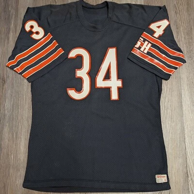 Camiseta De Colección Walter Payton Chicago Bears Para Hombre 48 XL Wilson Años 80 Auténtica Casa Foto 1 de 4