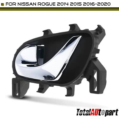 Manija de puerta interior cromada para Nissan Rogue Sport 2017-2020 lado izquierdo del conductor LH Foto 1 de 4