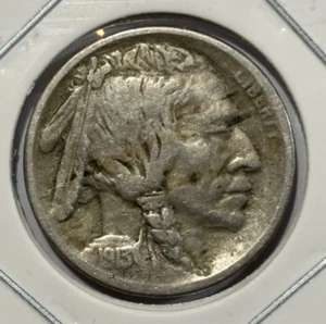 1913-S United States 5 Cents "Buffalo Nickel" Coin - Picture 1 of 3