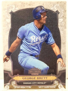 2014 Topps Triple Threads George Brett Kansas City Royals HOF 30/99