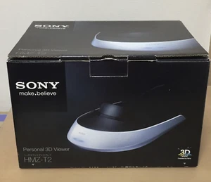 Sony HMZ-T2 indossabile HDTV personale visualizzatore 3D supporto testa display cuffie quasi nuove - Foto 1 di 3