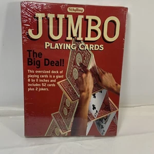 Schylling Jumbo Playing Cards The Big Deal Giant Cards 11 in - Picture 1 of 4