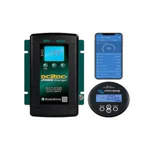 ENERDRIVE DC-DC40+ DCDC CHARGER + VICTRON BMV-712 (BLACK) BATTERY MONITOR - Picture 1 of 6