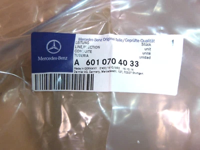 Línea de inyección de combustible de alta presión original Mercedes Benz USGI A6010704033 Foto 1 de 4