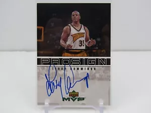 TERRY CUMMINGS 1999 UPPER DECK MVP PROSIGN AUTOGRAFO AUTO! GOLDEN STATE WARRIORS - Foto 1 di 2