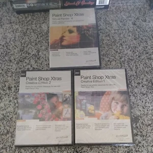 Jasc Paint Shop Xtras Ceative Edition 1&2 virtual painter 4 - Afbeelding 1 van 4