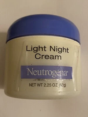 Neutrogena Light Night Cream Moisturizer - 2.25 Oz, No Box Discontinued Rare - Image 1 of 4
