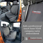 FORD RANGER T6 WILDTRAK ALL SEAT COVERS AND EMBROIDERY (2016) BLACK - 304 305
