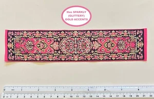 ALFOMBRA TEJIDA TURCA Corredor para Disfraz de Caballo Árabe Modelo 1:9/Casa de Muñecas 1:12 #1R - Imagen 1 de 3
