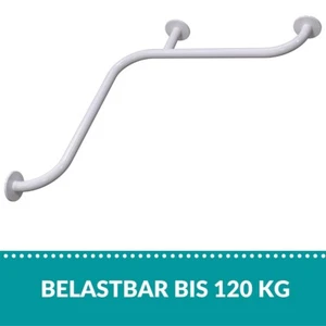 Asas de sujeción Asas de ducha Barandilla de ducha para baño accesible 50/50 cm Blanco Baño - Imagen 1 de 9