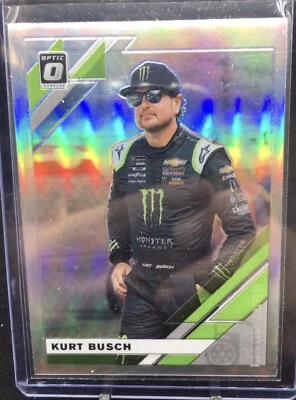 Kurt Busch 2020 Donruss Optic Holo #31 Nascar Monster Energy Drink Rare Silver - Image 1 of 2
