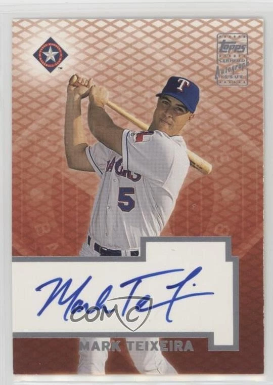 2003 Topps Auto Mark Teixeira #TA-MTE Auto - Image 1 of 2