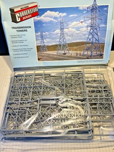 HO SCALE WALTHERS CORNERSTONE TRANSMISSION TOWER SET (3) KIT #933-3121 NIB - Picture 1 of 7