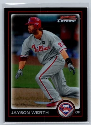 Jayson Werth 2010 Bowman Chrome #17 Refractors - Image 1 of 2