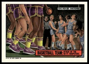 Basketball Team 1991 Topps Toxic High School #37 Trading Card - Picture 1 of 2