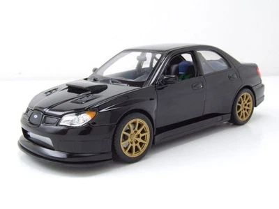 Subaru Impreza WRX STI 2010 Nera Modellino 1:24 Welly - Immagine 1 di 4