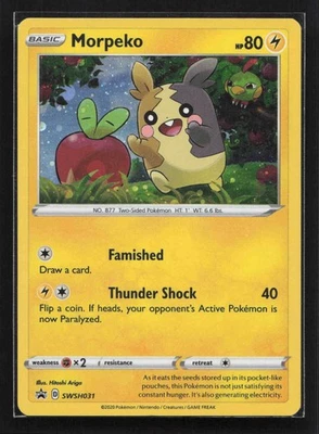 Morpeko Promo SWSH: Sword & Shield Promo Cards SWSH031 NM - Image 1 of 2