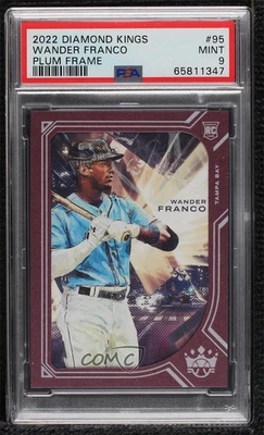 2022 Diamond Kings Rookies I Plum Frame Wander Franco #95 PSA 9 MINT Rookie RC - Image 1 of 2