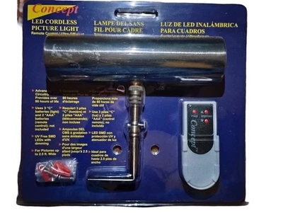 Nuevo concepto de control remoto inalámbrico LED luz de imagen latón pulido Foto 1 de 2