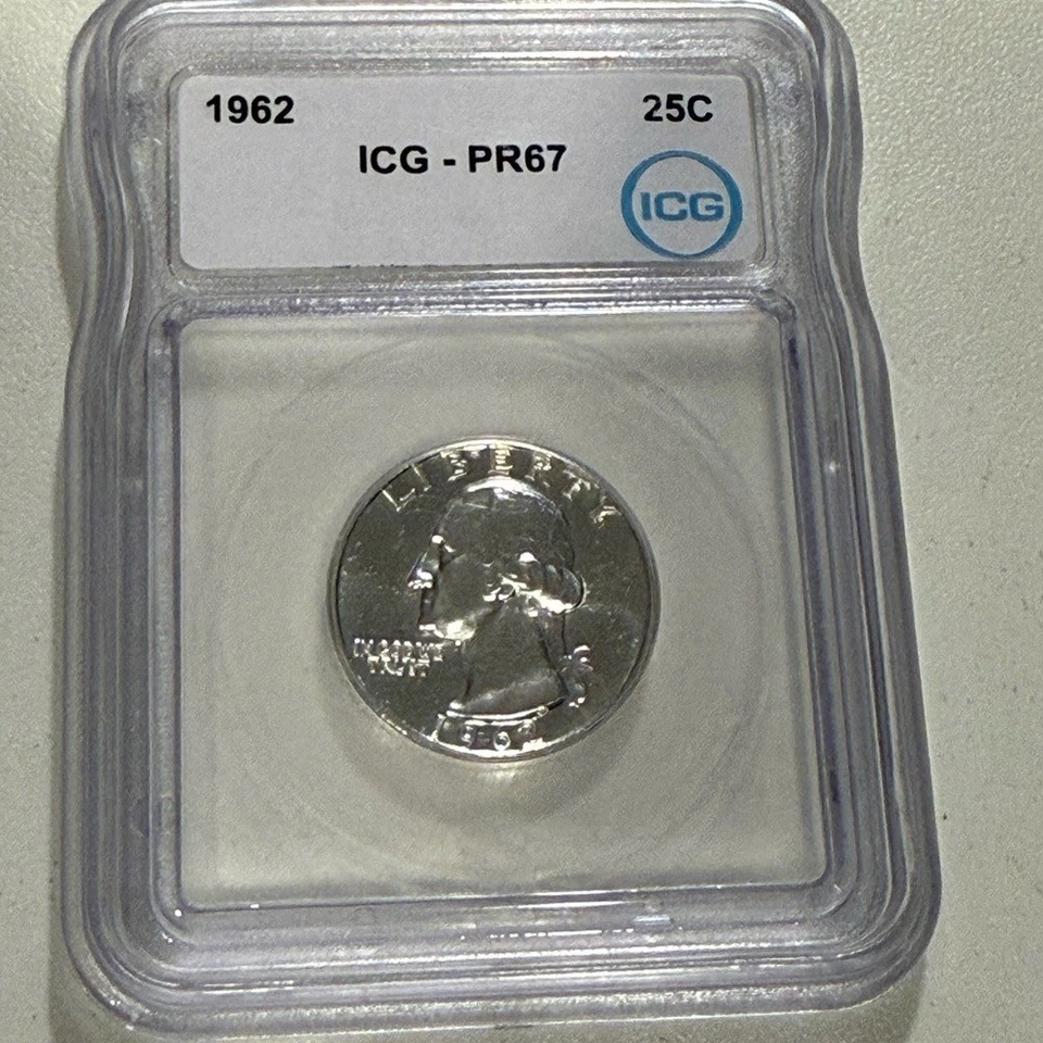 1962 ICG PR67 Silver Quarter - Image 1 of 4