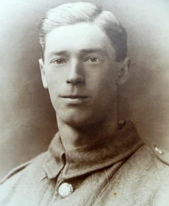 vintage Large photo of soldier 1914? 42 cms x 31 cms ,16 1/2 inches x 12 inches - Picture 1 of 4