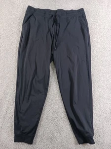 32 Degrees Heat XL Men Activewear Pants Joggers Drawstring Black Polyester Blend - Picture 1 of 11