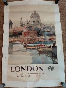 paper London GWR H89cmxW58cm - Picture 1 of 1