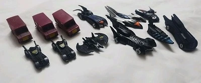 Vintage Kenner & Hasbro Batman Micro Microverse LOT OF 12 Batmobile Robin Joker - Image 1 of 4