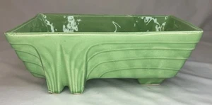 Vintage Mid Century Cookson Pottery Planter Chartreuse Green CP USA 6.25x10.25” - Picture 1 of 22