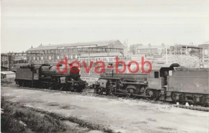 Railway Photo LMS Horwich Crab 42772 42941 Stockport Edgeley 1965 2-6-0 Loco - Foto 1 di 1