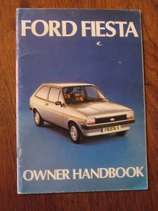UNUSED? UK FORD, FIESTA OWNER HANDBOOK 1976, FREE POST! - Picture 1 of 4