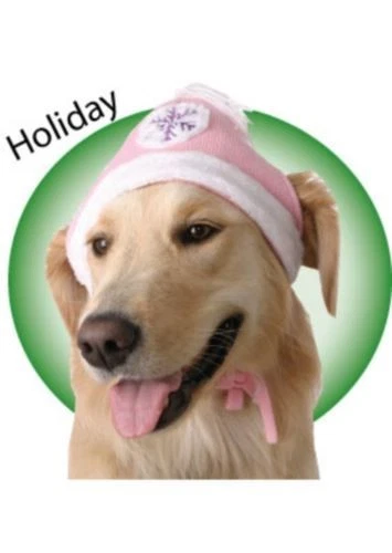 Sombrero de invierno tejido copo de nieve poliéster para perro talla a elección por Doggles unisex Foto 1 de 1