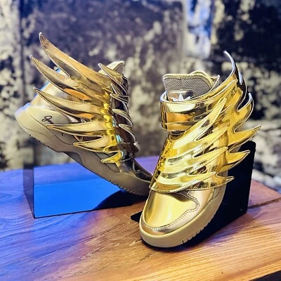 Adidas x JS Wings 3.0 GOLD Jeremy Scott B35651 UK 4,5 US 5 EU 37 1/3 NEUF EN BOÎTE - Photo 1/4