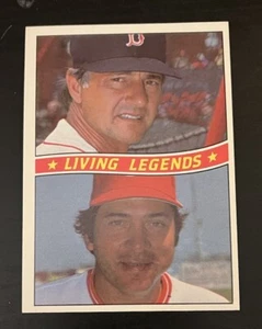 Johnny Bench 1984 Donruss Living Legends (Yastrzemski) #B - Picture 1 of 2